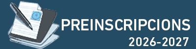 PREINSCRIPCIONS OBERTES CURS 2026-2027